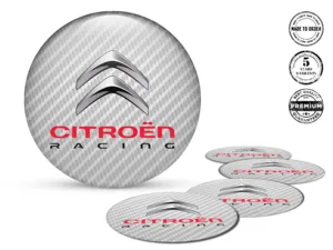 Citroen Ruota Adesivo Logo Design Cupola Resina